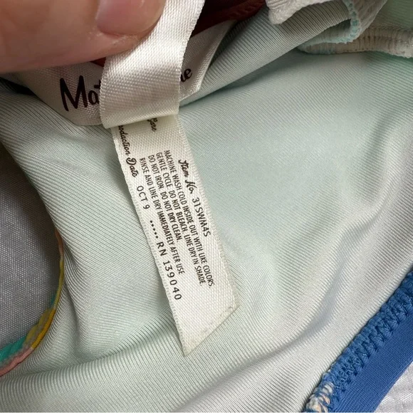 Matilda Jane Dream Chasers Candy Dots Swimsuit Top Girls Size 8 - Picture 7 of 7